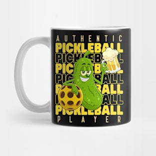 Funny Authentic Pickleball Player Mug